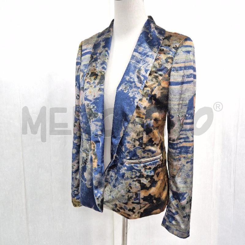 GIACCA DONNA MANILA GRACE BLU VERDE SFUMATA | Mercatino dell'Usato Cervia 4
