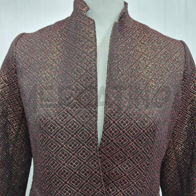 GIACCA DONNA MANILA GRACE NERA/BORDEAUX ROMBI LUREX  | Mercatino dell'Usato Cervia 2