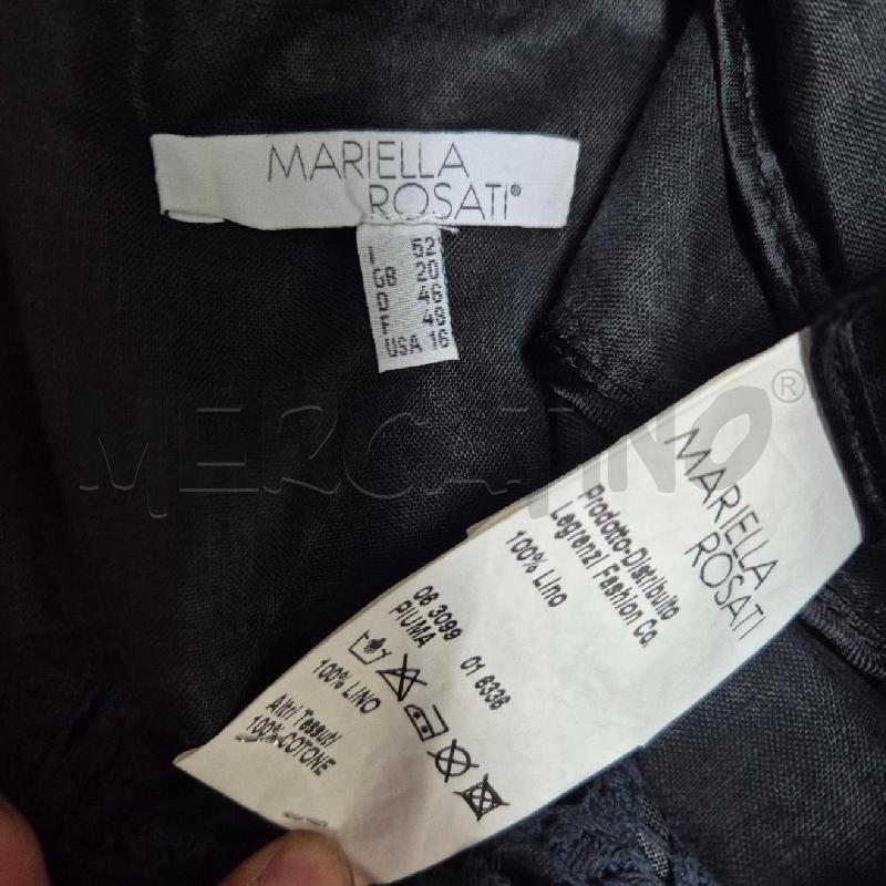 GIACCA DONNA MARIELLA ROSATI LINO NERO | Mercatino dell'Usato Cervia 5