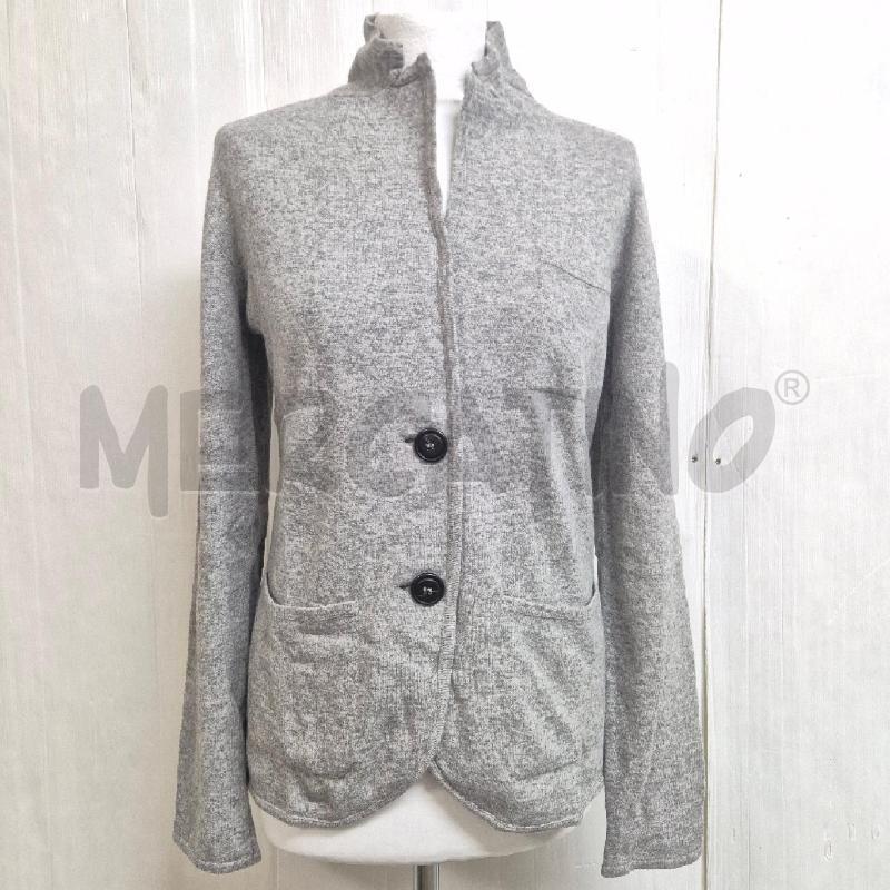 GIACCA DONNA PESERICO GRIGIO MISTO LANA/CASHMERE | Mercatino dell'Usato Cervia 1