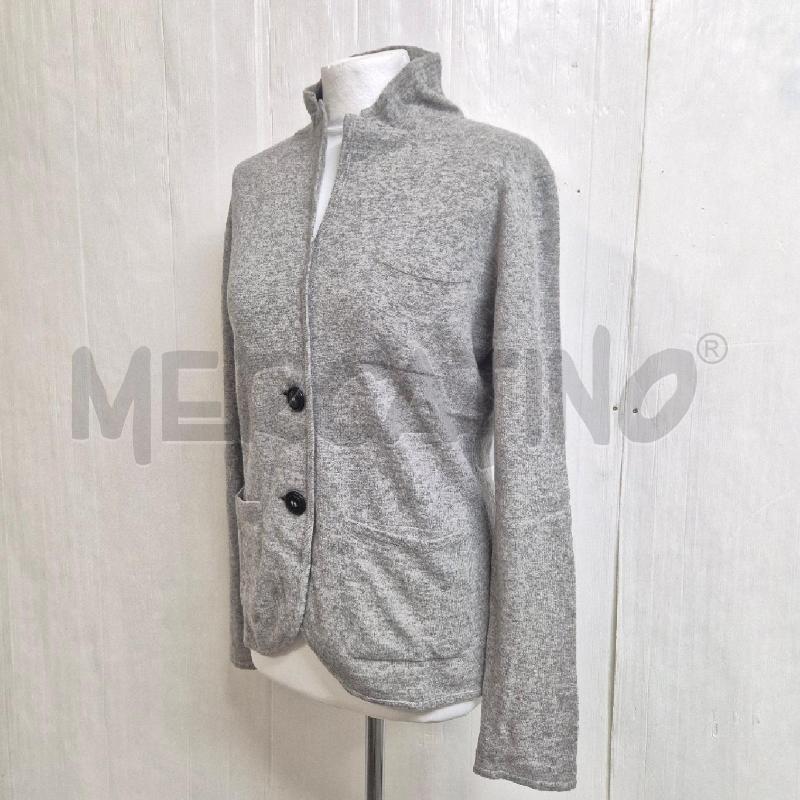GIACCA DONNA PESERICO GRIGIO MISTO LANA/CASHMERE | Mercatino dell'Usato Cervia 3