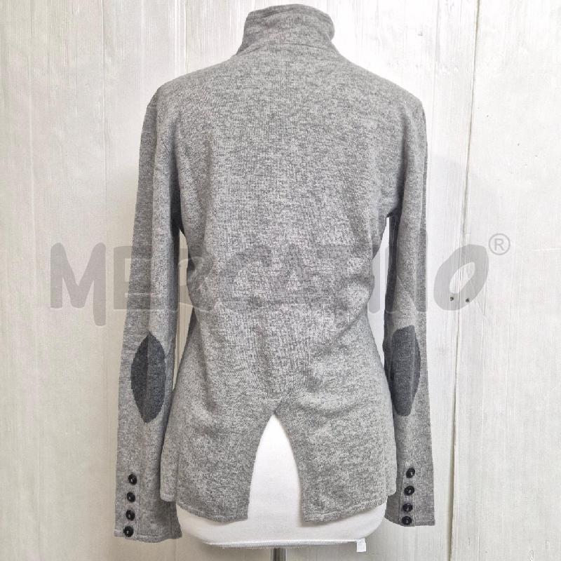 GIACCA DONNA PESERICO GRIGIO MISTO LANA/CASHMERE | Mercatino dell'Usato Cervia 4