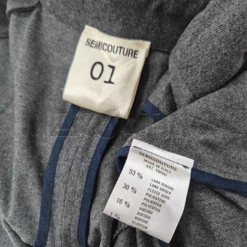 GIACCA DONNA SEMICOUTURE 01 GRIGIA  | Mercatino dell'Usato Cervia 5