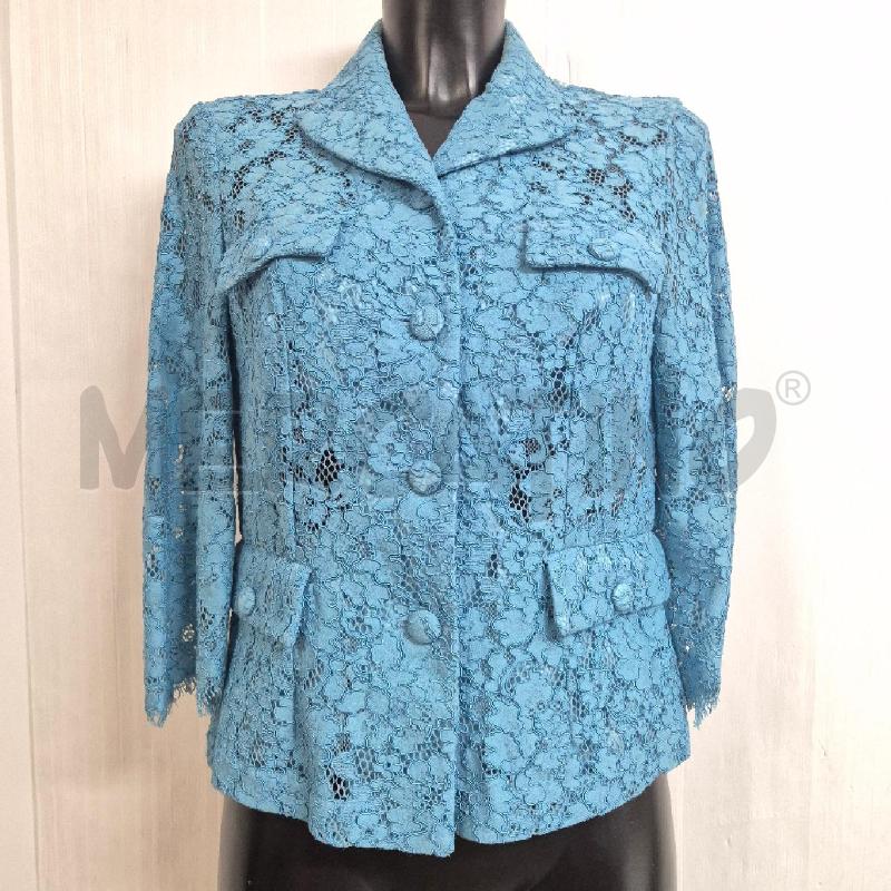 GIACCA DONNA TWIN SET AZZURRA PIZZO | Mercatino dell'Usato Cervia 1