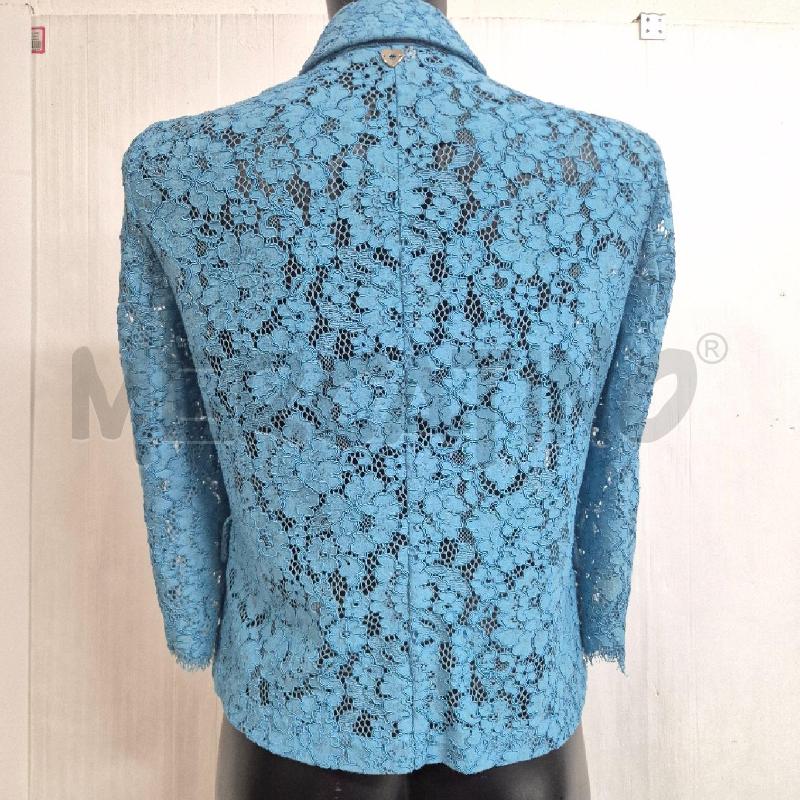 GIACCA DONNA TWIN SET AZZURRA PIZZO | Mercatino dell'Usato Cervia 4