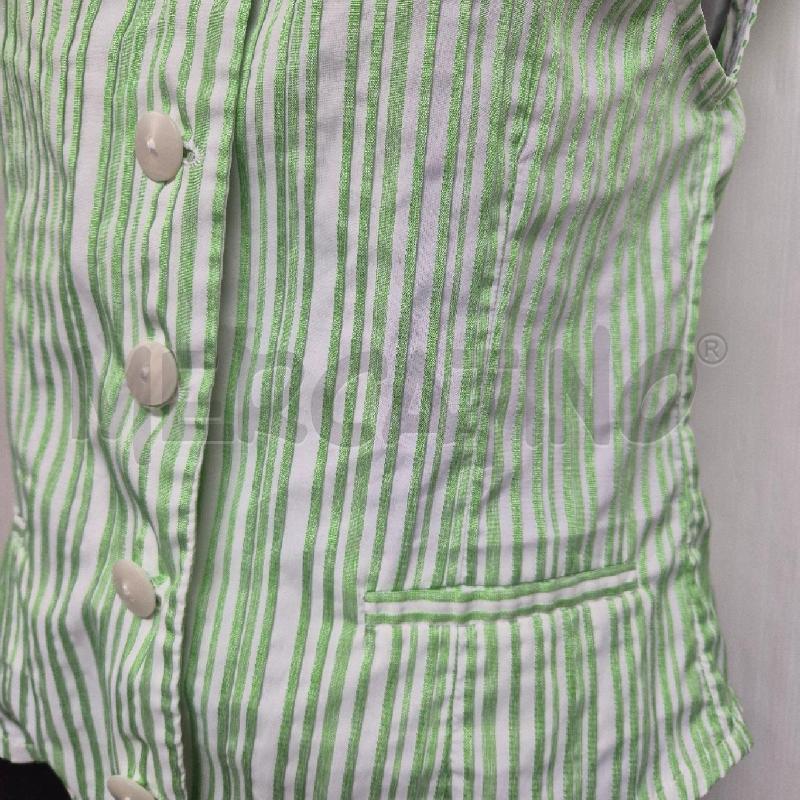 GILET DONNA ANONYME VERDE BIANCO RIGHE | Mercatino dell'Usato Cervia 2