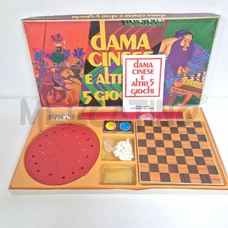 GIOCO DAMA CINESE E ALTRI GIOCHI MONDADORI | Mercatino dell'Usato Cervia 2