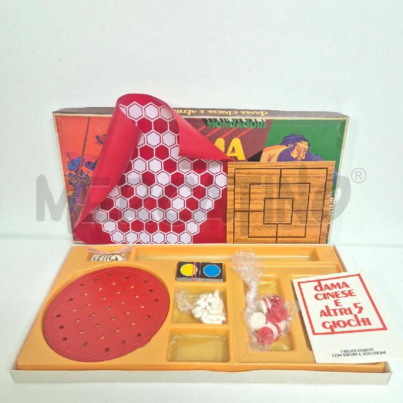 GIOCO DAMA CINESE E ALTRI GIOCHI MONDADORI | Mercatino dell'Usato Cervia 3
