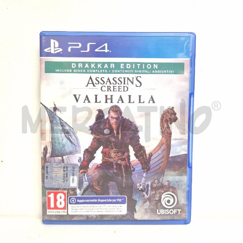 GIOCO PS4 ASSASSIN'S CREED VALHALLA DRAKKAR EDITION | Mercatino dell'Usato Cervia 1