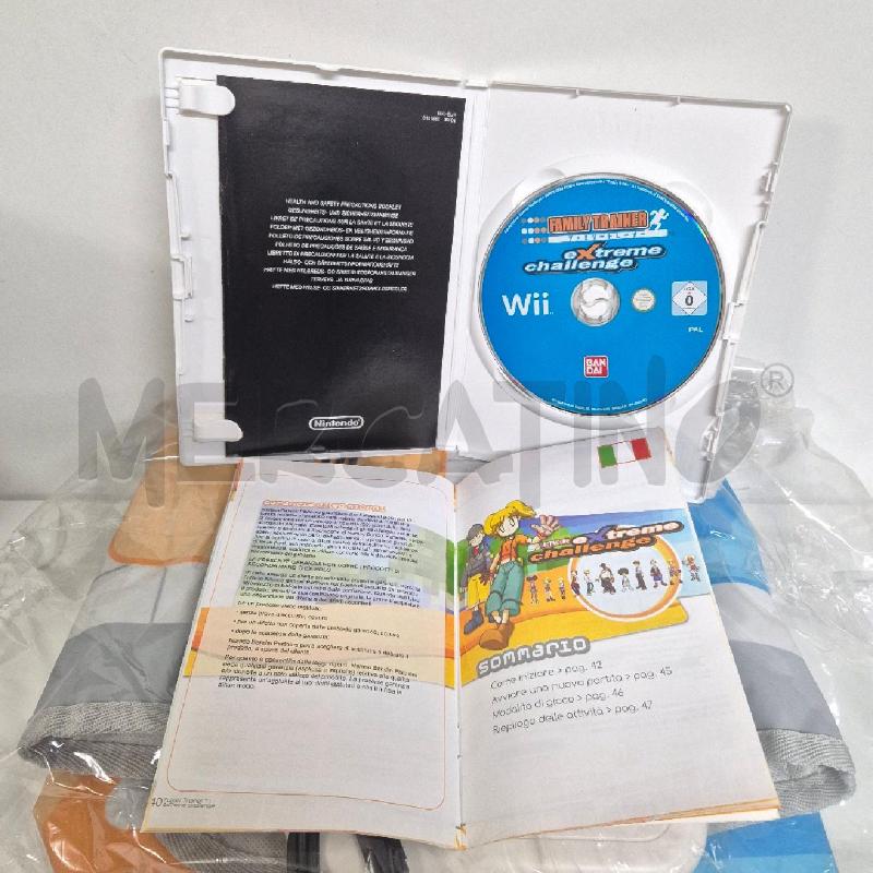 GIOCO WII EXTREME CHALLENGE FAMILY TRAINER | Mercatino dell'Usato Cervia 2