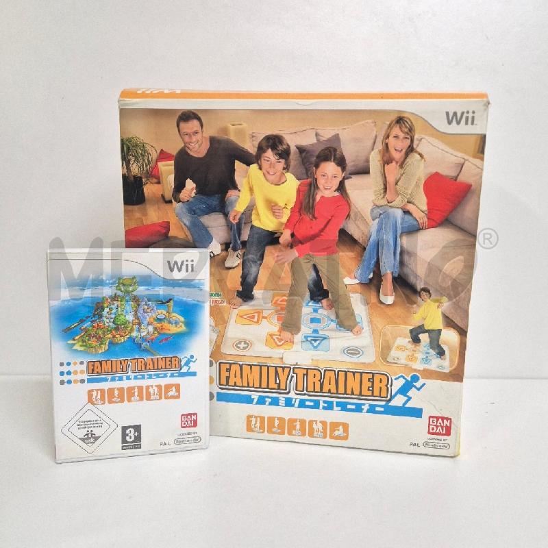 GIOCO WII FAMILY TRAINER + TAPPETINO  | Mercatino dell'Usato Cervia 5