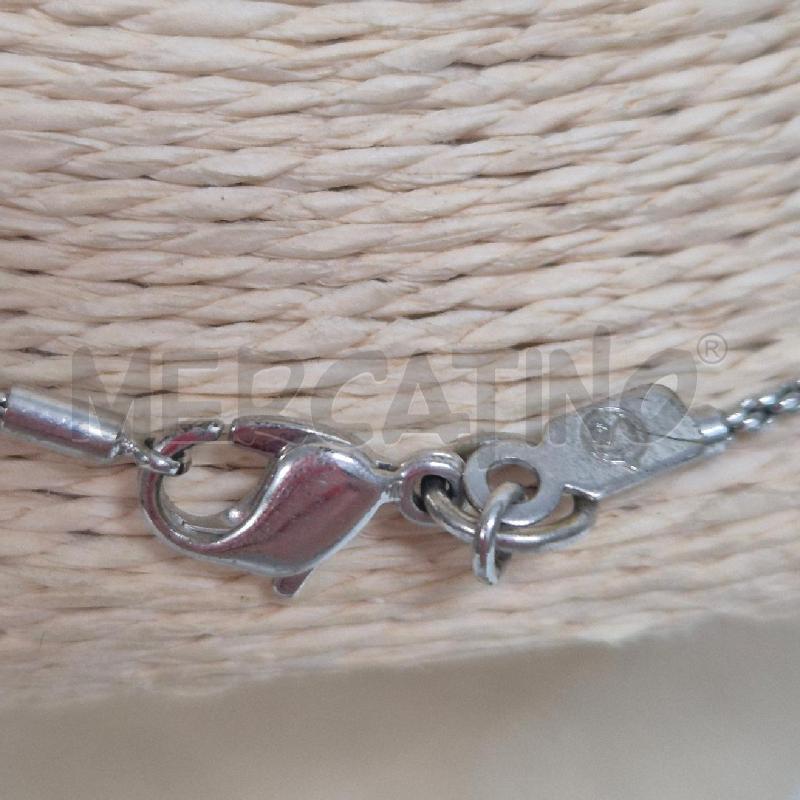 GIRO COLLO CON CUORE E FARFALLINA ROSA SWAROVSKY | Mercatino dell'Usato Cervia 5