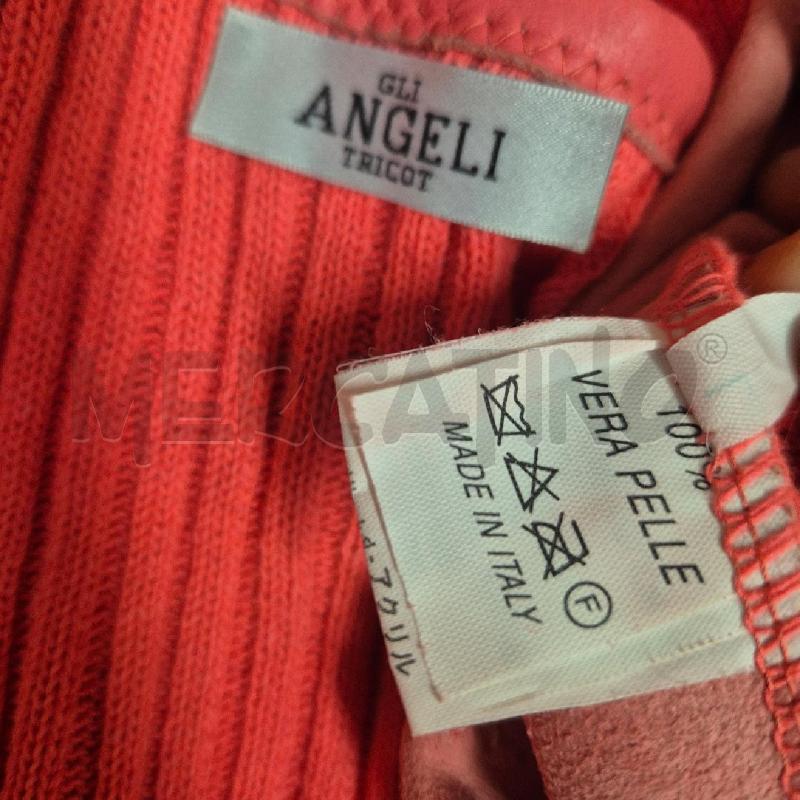 GIUBBINO DONNA ANGELI ROSA PELLE/COTONE | Mercatino dell'Usato Cervia 5