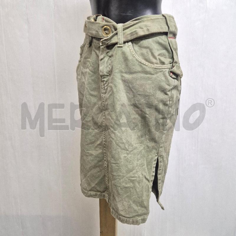 GONNA FLY GIRL JEANS VERDE CINTURA LUNGA FORATA | Mercatino dell'Usato Cervia 3