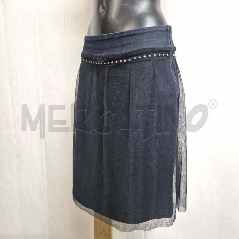 GONNA LIU JEANS JEANSATA + TULLE NERO BORCHIE | Mercatino dell'Usato Cervia 3