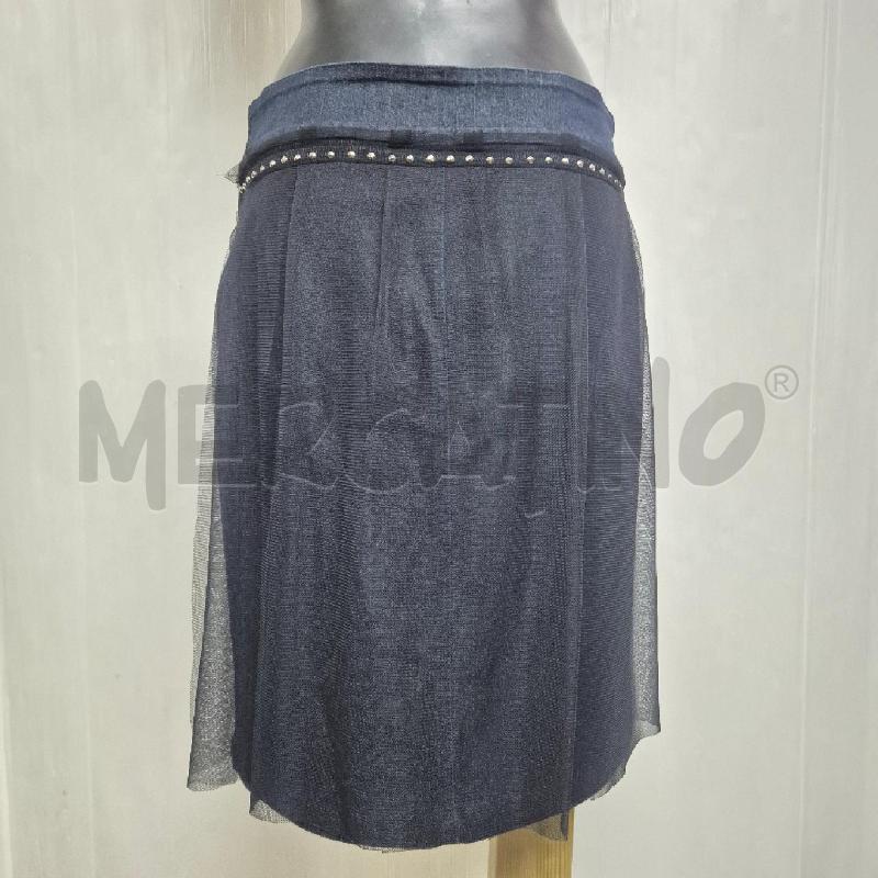GONNA LIU JEANS JEANSATA + TULLE NERO BORCHIE | Mercatino dell'Usato Cervia 4
