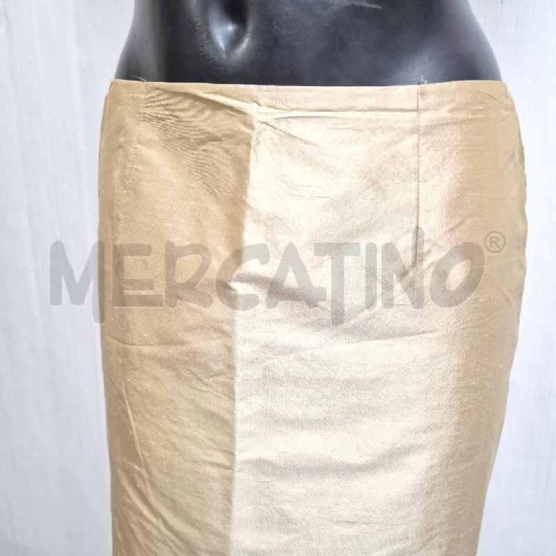 GONNA LUISA SPAGNOLI DORATA SETA NUOVA | Mercatino dell'Usato Cervia 2