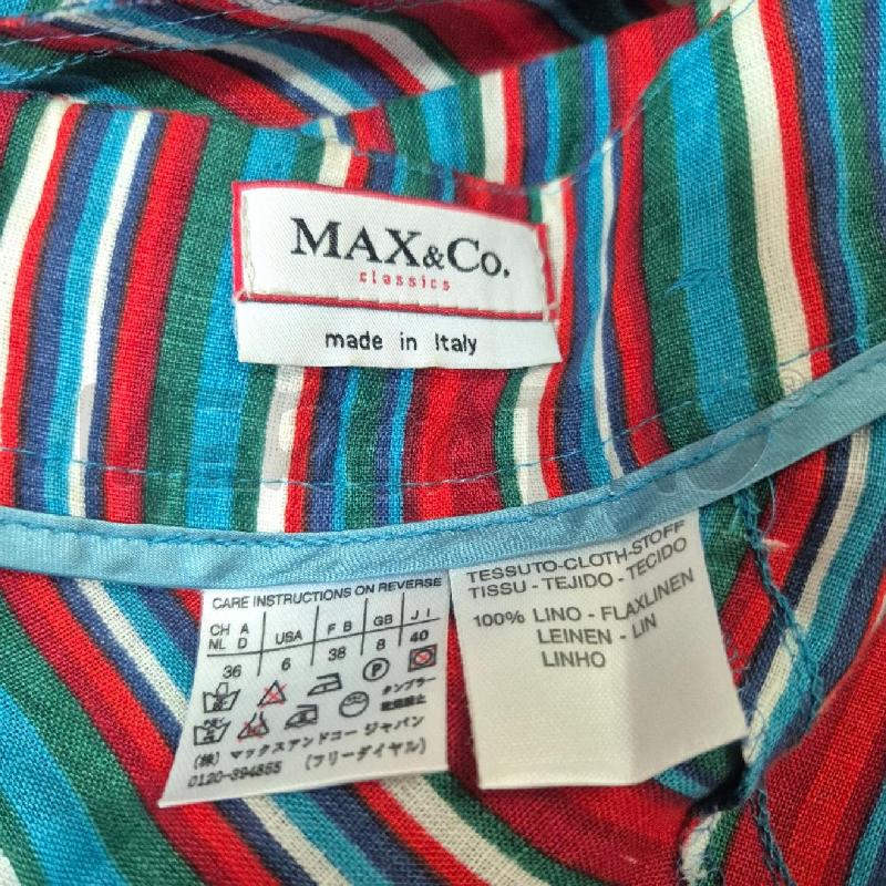GONNA MAX RIGHE COLORATE LINO | Mercatino dell'Usato Cervia 5