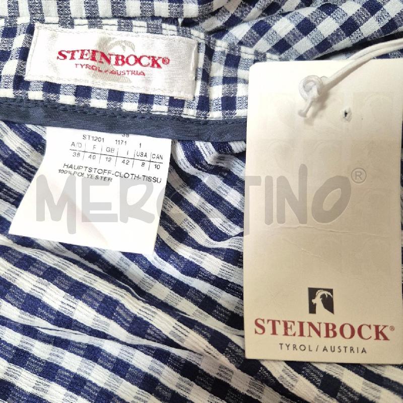 GONNA STEINBOCK BIANCO BLU QUANDRI | Mercatino dell'Usato Cervia 5
