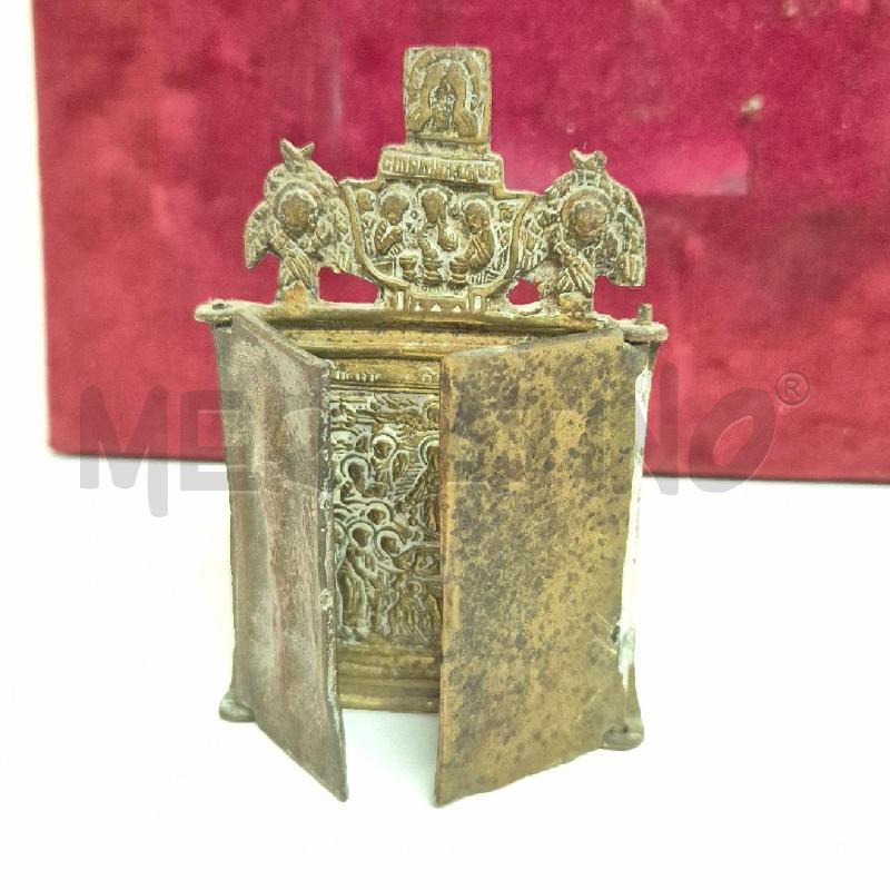ICONA IN BRONZO DA VIAGGIO  | Mercatino dell'Usato Cervia 5