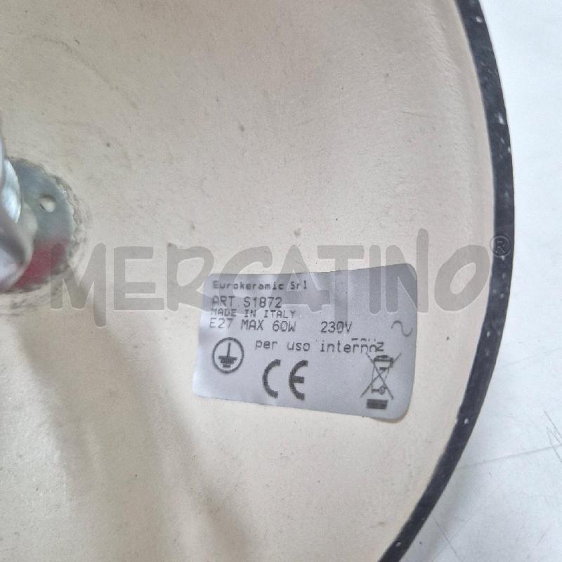 LAMPADARIO EUROKERAMIC CAMPANA LAVAGNA | Mercatino dell'Usato Cervia 5