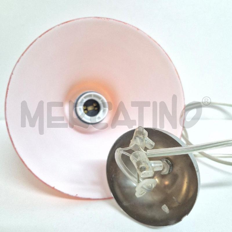 LAMPADARIO VETRO ARANCIONE A CAMPANA | Mercatino dell'Usato Cervia 4