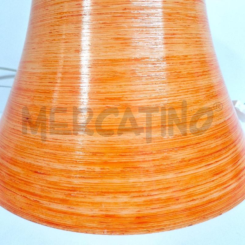 LAMPADARIO VETRO ARANCIONE A CAMPANA | Mercatino dell'Usato Cervia 2
