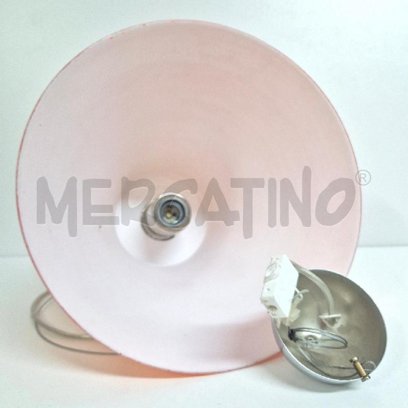 LAMPADARIO VETRO ARANCIONE A CAMPANA | Mercatino dell'Usato Cervia 5