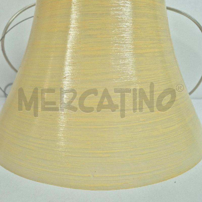 LAMPADARIO VETRO GIALLO A CAMPANA | Mercatino dell'Usato Cervia 2