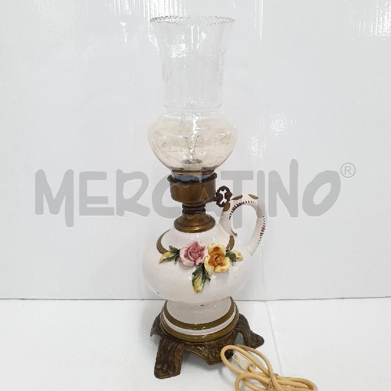 LAMPADA CAPODIMONTE BROCCA DORATA | Mercatino dell'Usato Cervia 1