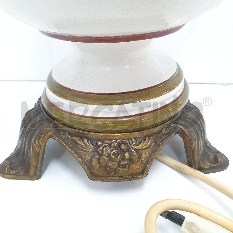 LAMPADA CAPODIMONTE BROCCA DORATA | Mercatino dell'Usato Cervia 3