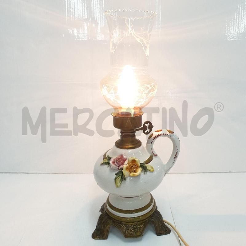 LAMPADA CAPODIMONTE BROCCA DORATA | Mercatino dell'Usato Cervia 5