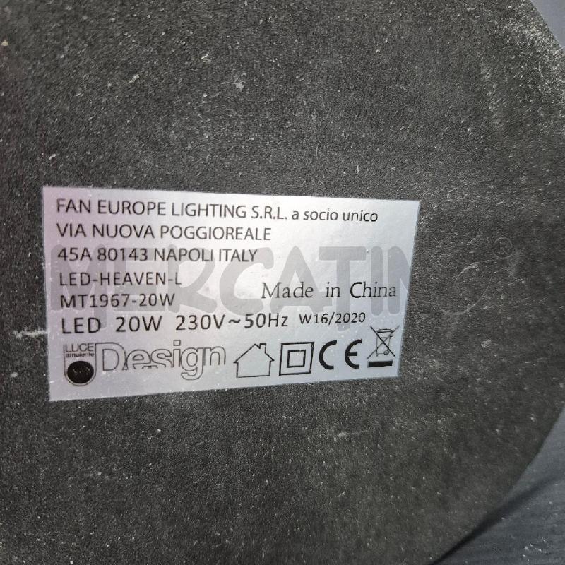 LAMPADA DA TAVOLO SPIRALE LED HEAVEN FAN EUROPE | Mercatino dell'Usato Cervia 5