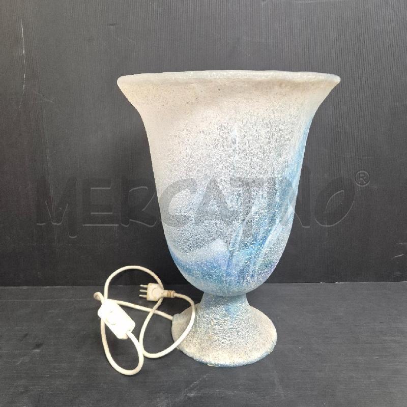 LAMPADA LA MURRINA BIANCO SFUMATO AZZURRO  | Mercatino dell'Usato Cervia 1
