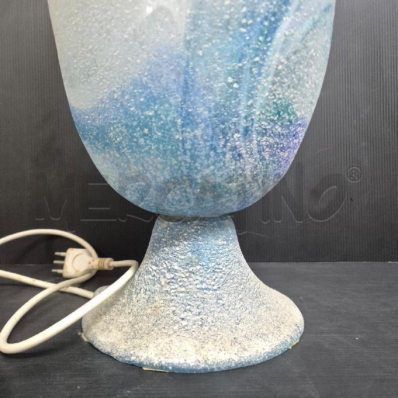 LAMPADA LA MURRINA BIANCO SFUMATO AZZURRO  | Mercatino dell'Usato Cervia 2