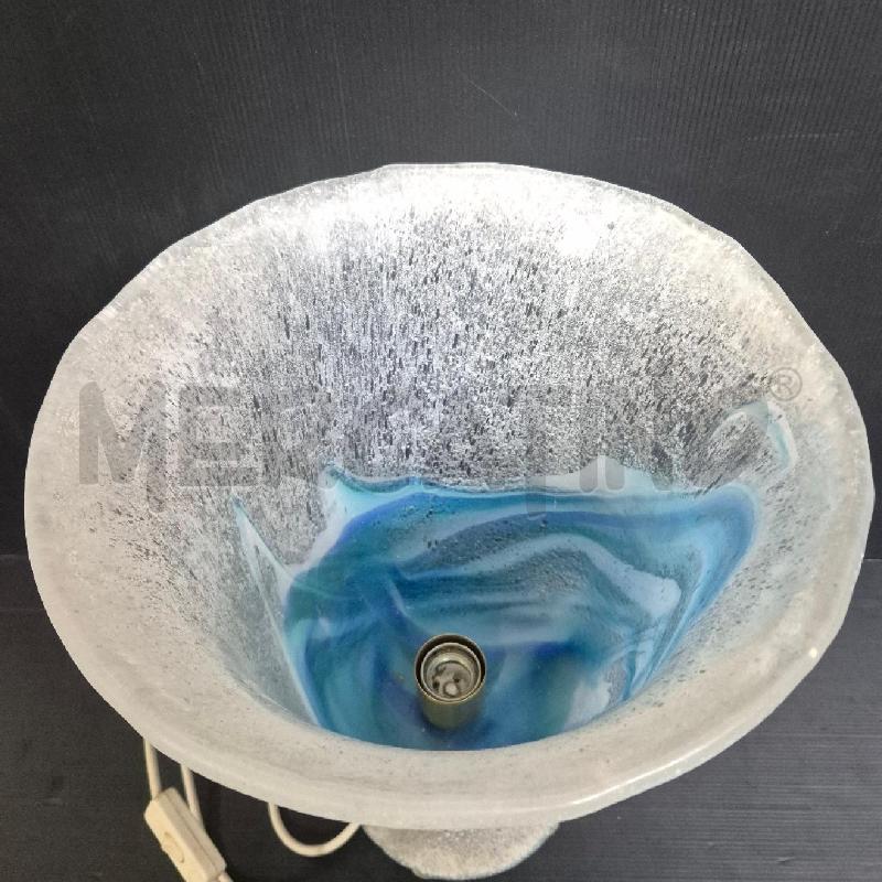 LAMPADA LA MURRINA BIANCO SFUMATO AZZURRO  | Mercatino dell'Usato Cervia 3