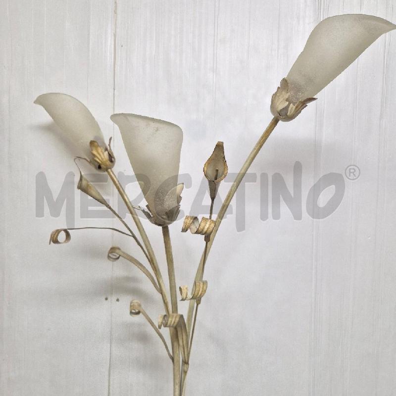 LAMPADA PIANTANA PANNA 3 LUCI FOGLIE | Mercatino dell'Usato Cervia 2