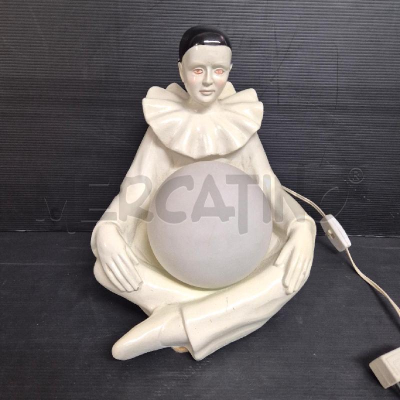 LAMPADA PIERROT SFERA SATINATA BIANCA | Mercatino dell'Usato Cervia 1