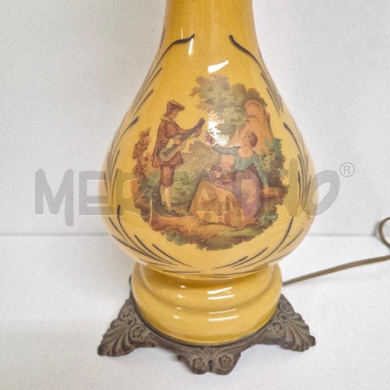 LAMPADA VETRO GIALLO SCENA 2 AMANTI | Mercatino dell'Usato Cervia 2
