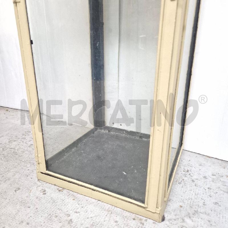 LANTERNA GRANDE IN METALLO BEIGE | Mercatino dell'Usato Cervia 3