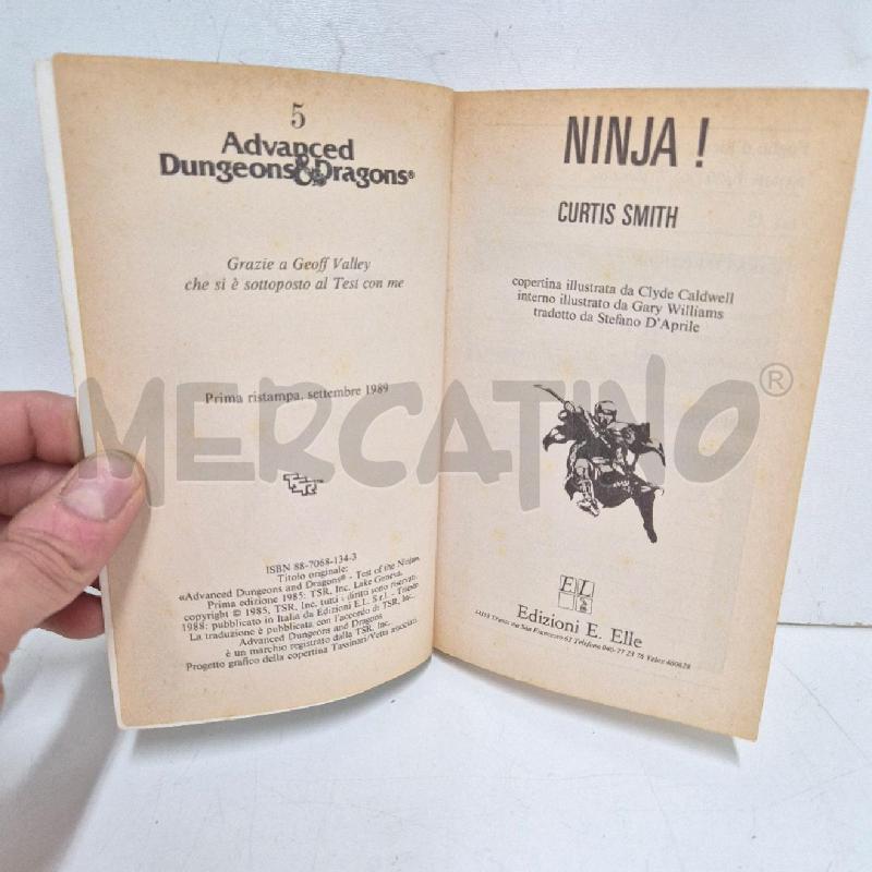 LIBRO GAME NINJA ADVANCED D&D PRIMA RISTAMPA | Mercatino dell'Usato Cervia 4