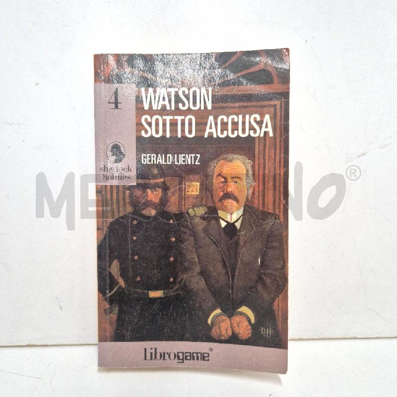 LIBRO GAME WATSON SOTTO ACCUSA SHERLOCK HOLMES PRIMA EDIZIONE | Mercatino dell'Usato Cervia 1