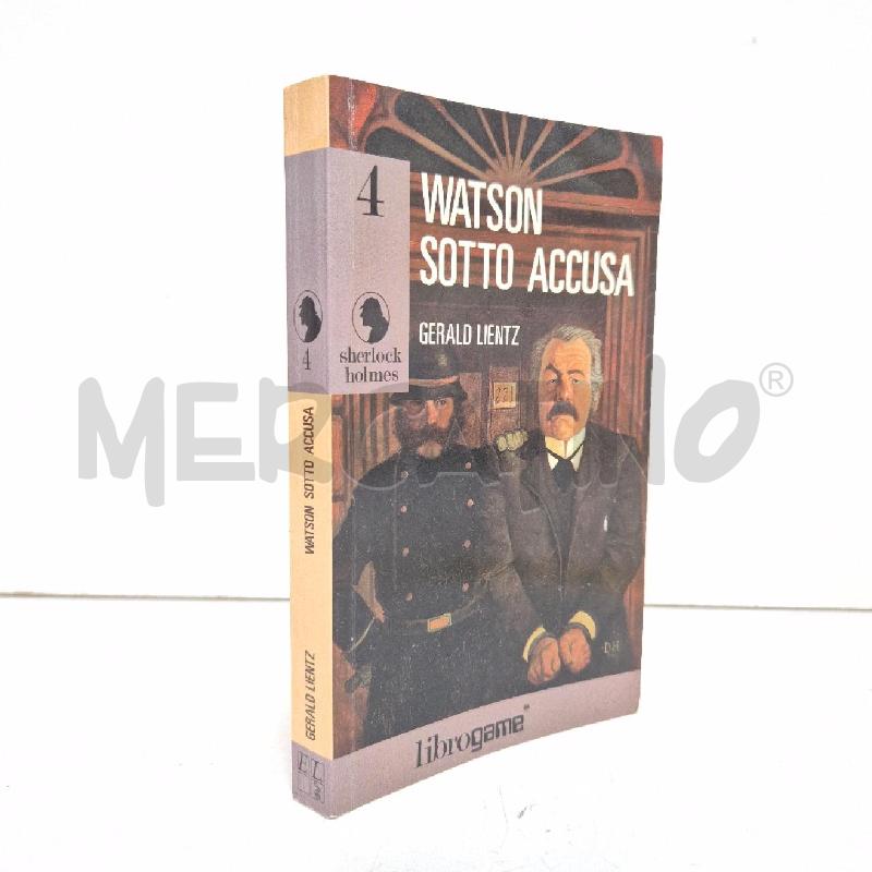 LIBRO GAME WATSON SOTTO ACCUSA SHERLOCK HOLMES PRIMA EDIZIONE | Mercatino dell'Usato Cervia 3