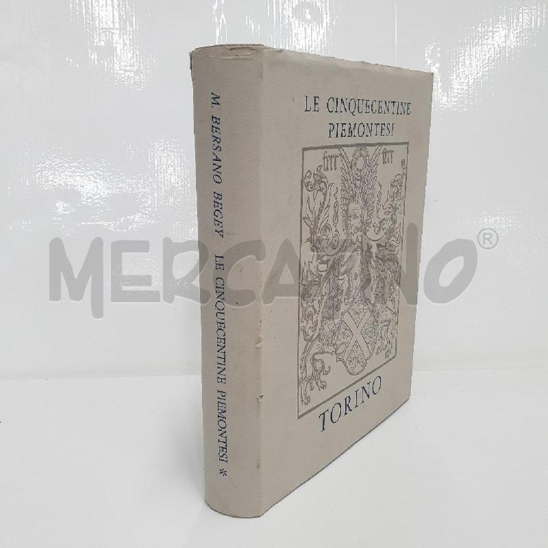 LIBRO LE CINQUECENTINE PIEMONTESI TORINO | Mercatino dell'Usato Cervia 2
