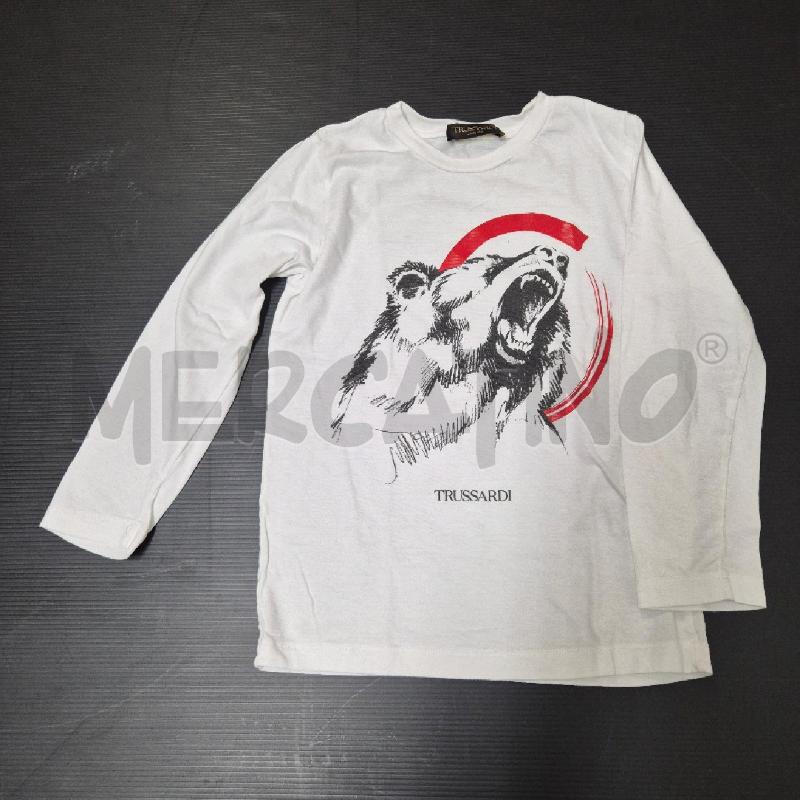 MAGLIA BAMBINO TRUSSARDI BIANCO   | Mercatino dell'Usato Cervia 1