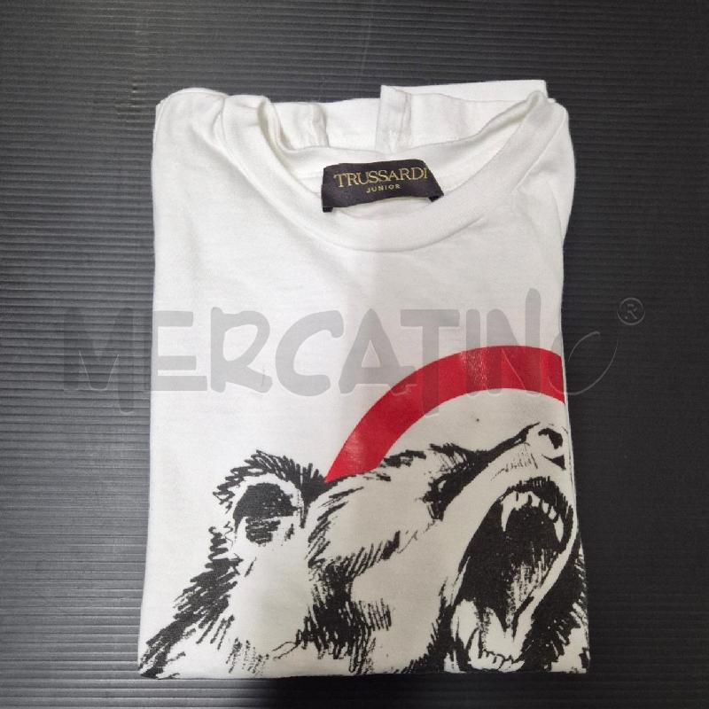 MAGLIA BAMBINO TRUSSARDI BIANCO   | Mercatino dell'Usato Cervia 4