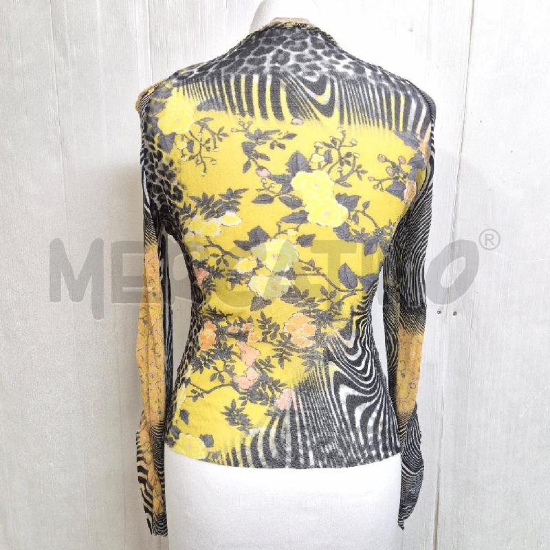 MAGLIA DONNA CLASS ROBERTO CAVALLI NERO GIALLO | Mercatino dell'Usato Cervia 4