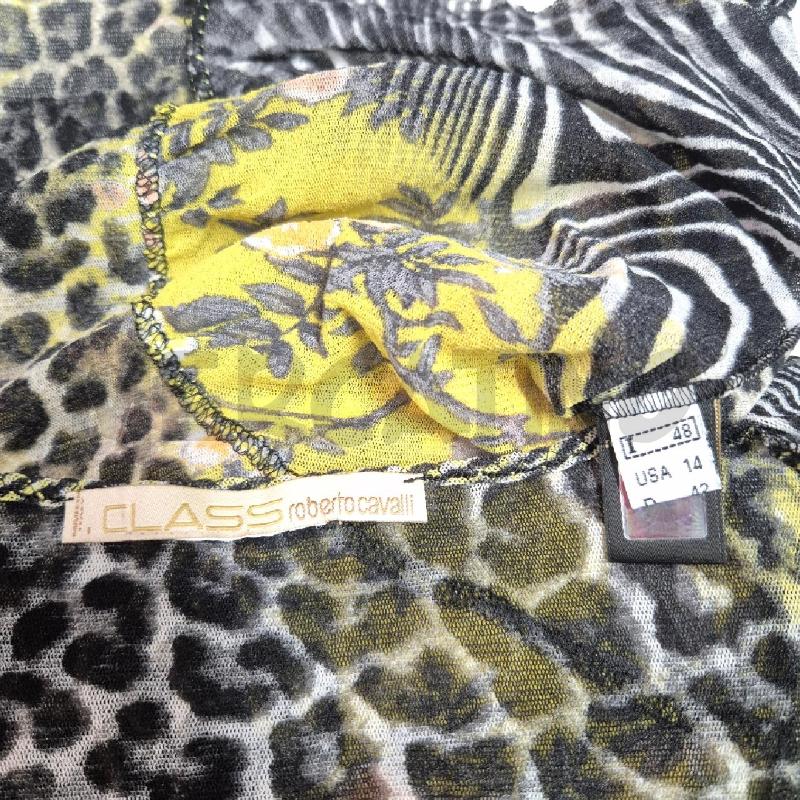 MAGLIA DONNA CLASS ROBERTO CAVALLI NERO GIALLO | Mercatino dell'Usato Cervia 5