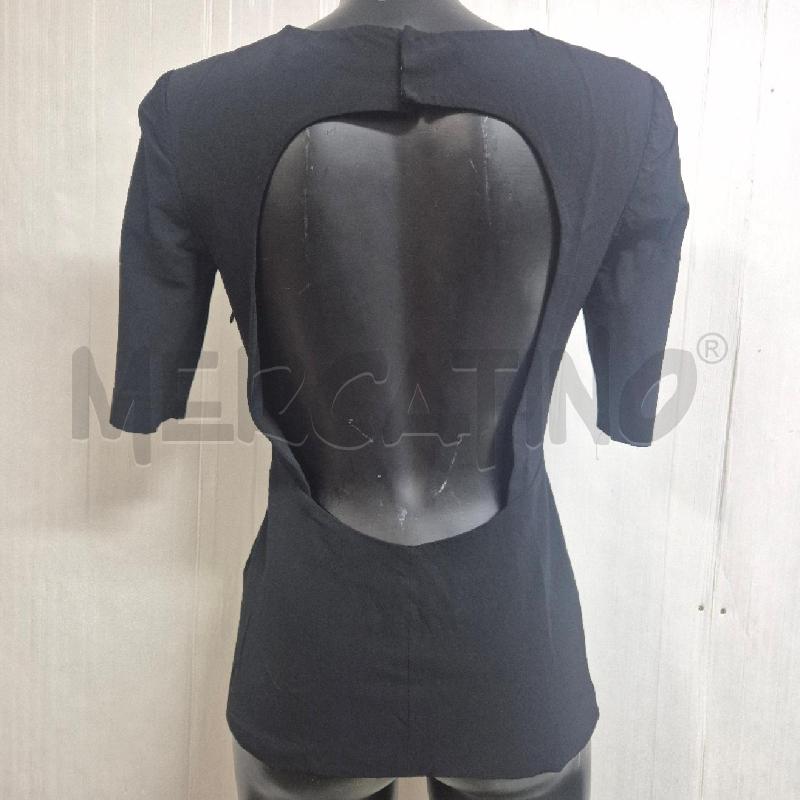 MAGLIA DONNA ELISABETTA FRANCHI NERA SCHIENA NUDA | Mercatino dell'Usato Cervia 3