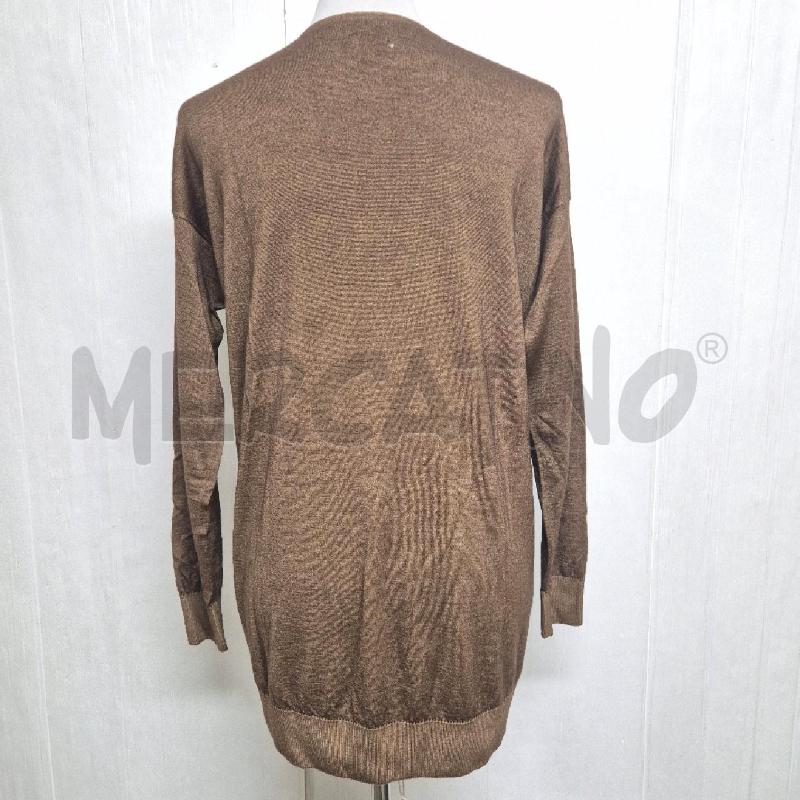 MAGLIA DONNA FALCONERI CASHMERE MARRONE | Mercatino dell'Usato Cervia 3